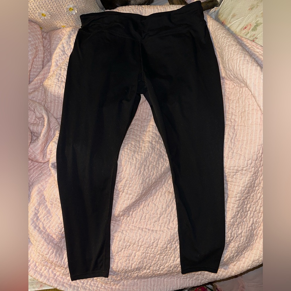 Xersion black leggings plus size 1X